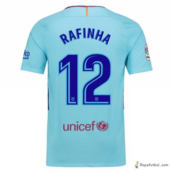 Camiseta Barcelona Replica Segunda Ropa Rafinha 2017/18